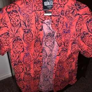 Pineapple Hawaiian shirt